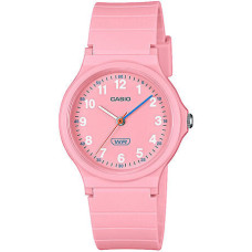 Casio LQ‑24B‑4BEF Γυναικείο Αναλογικό Ρολόι με Ροζ Καουτσούκ Λουράκι